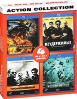 Action Сollection: Призрачный гонщик 2, Профессионал, Исходный код, Неудержимые - Blu-ray (коллекционное)