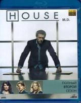 Доктор Хаус - Blu-ray - 2 сезон, 24 серии. 3 BD-R