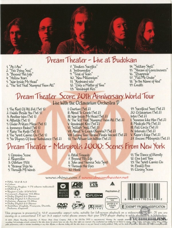 Dream Theater ‎– Live At Budokan (Three-Disc Ultimate Edition)