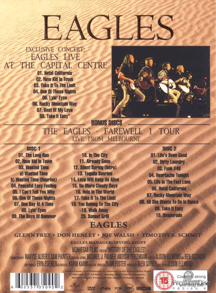 Eagles - Live at the Capital Centre (3DVD)