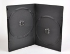 DVD Box (коробка) на 2 диска (черный), 14 мм (комплект 2шт)