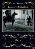 Зорро (сериал) - DVD - 2 сезон, 39 серий. 8 двд-р (цветной)